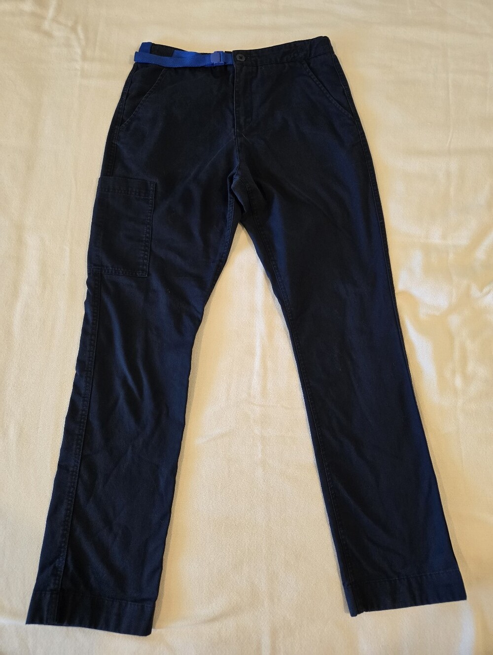 IKEA Uniform Employee Pants Blue Size Straight F Measures 30 X 30.5